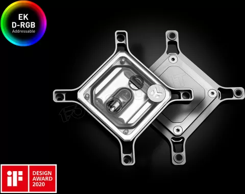 Photo de Waterblock CPU Ekwb EK-Quantum Magnitude Intel 20xx DRGB (Argent/Transparent)