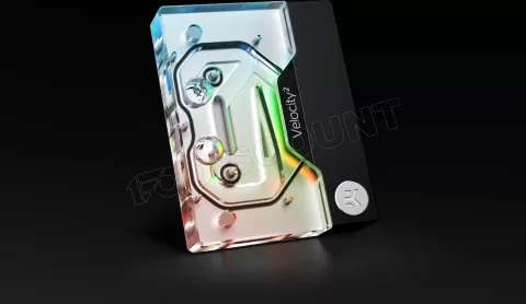 Photo de Waterblock CPU Ekwb EK-Quantum Velocity² AM4 RGB (Transparent)