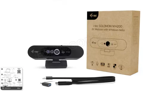 Photo de Webcam I-Tec Solomon WH200 2K Quad HD (Noir)