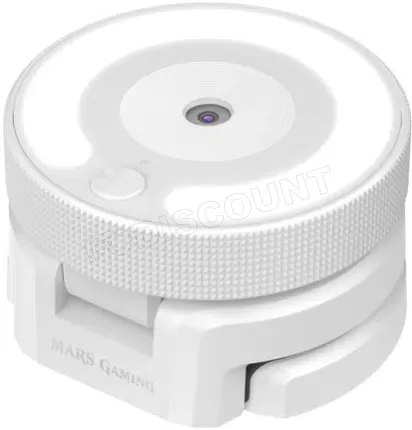 Photo de Webcam Mars Gaming MWPro Full HD rétroéclairé (Blanc)