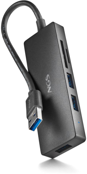 Augmentez instantanément les capacités de votre appareil avec le Hub USB-C 3.0 NGS iHub Reader.