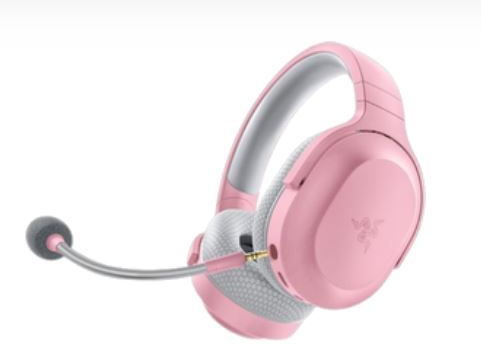 Avec une autonomie de batterie impressionnante et une compatibilité multi-plateforme, le Casque Gamer sans fil Razer Barracuda (Rose) est l'outil parfait pour les gamers nomades.