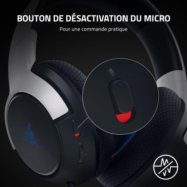 Bouton de désactivation du micro Pour une commande pratique