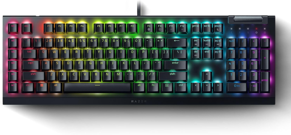 Élevez votre expérience de jeu avec le Clavier filaire Gamer mécanique Razer BlackWidow V4 X RGB (Noir) !