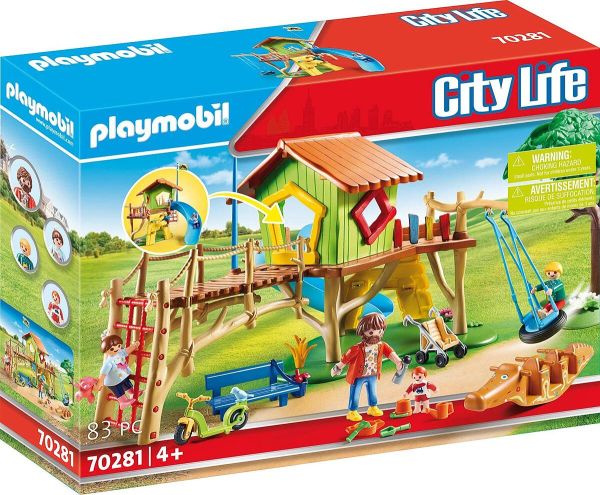 Un parc parfait pour jouer et imaginer de nouvelles histoires grace au figurine playmobil.