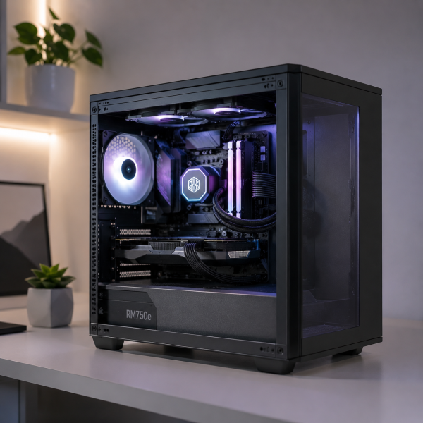 Une integration sobre avec une touche lumineuse