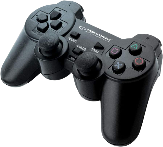 Une manette de jeu ergonomique