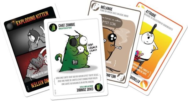 Une version d'Exploding Kittens réservée aux connaisseurs de plus de 18 ans.